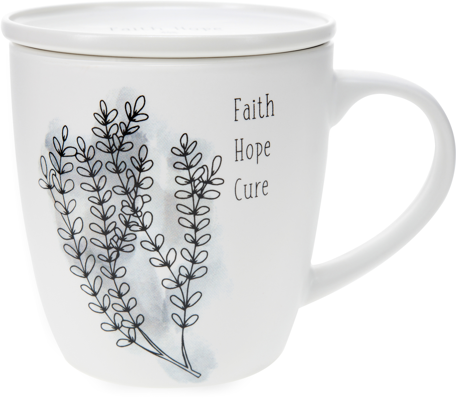 Faith Hope Cure by Faith Hope and Healing - Faith Hope Cure - 17 oz Cup with Coaster Lid
