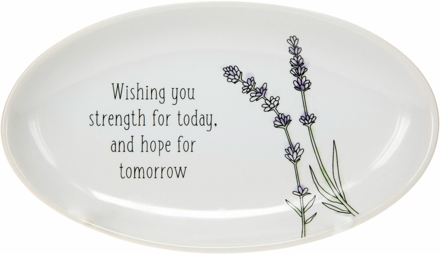 Strength for Today by Faith Hope and Healing - Strength for Today - 5.5" x 3.25" Keepsake Dish