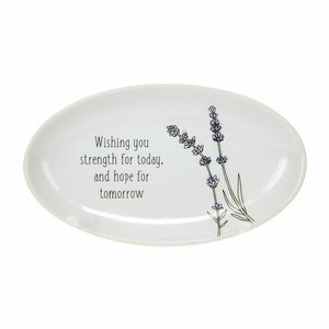 Strength for Today by Faith Hope and Healing - 5.5" x 3.25" Keepsake Dish