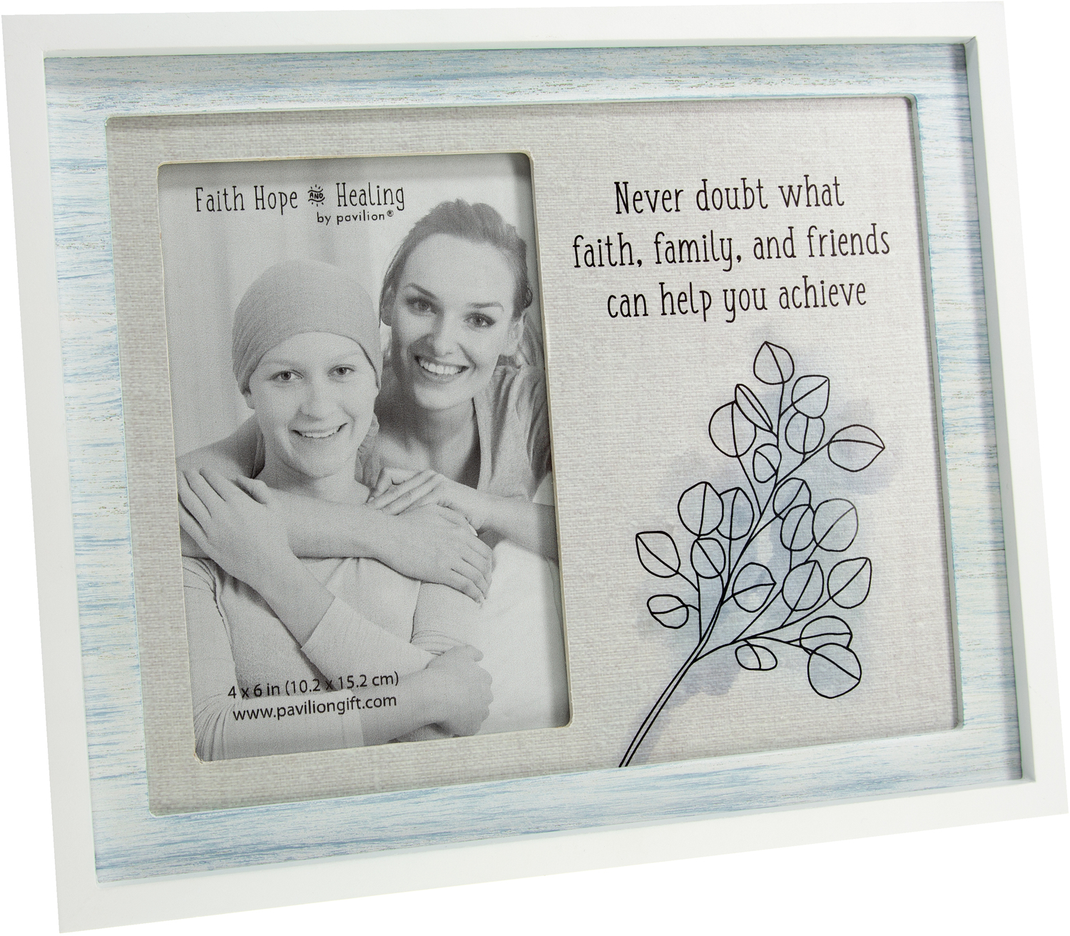 Never Doubt by Faith Hope and Healing - Never Doubt - 9.75" x 8.25" Frame
(Holds 4" x 6" Photo)