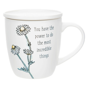 Incredible Things by Faith Hope and Healing - 17 oz Cup with Coaster Lid