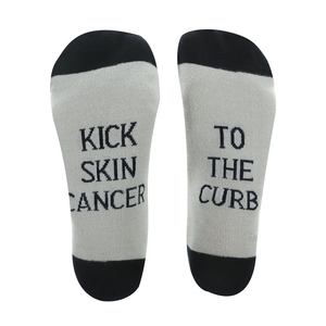 Skin Cancer by Faith Hope and Healing - S/M Unisex Sock