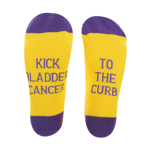 Bladder Cancer by Faith Hope and Healing - S/M Unisex Sock