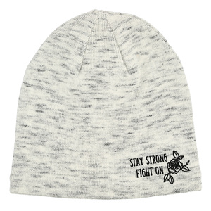 Stay Strong by Faith Hope and Healing - Women's Soft Cotton Lined Knitted Beanie