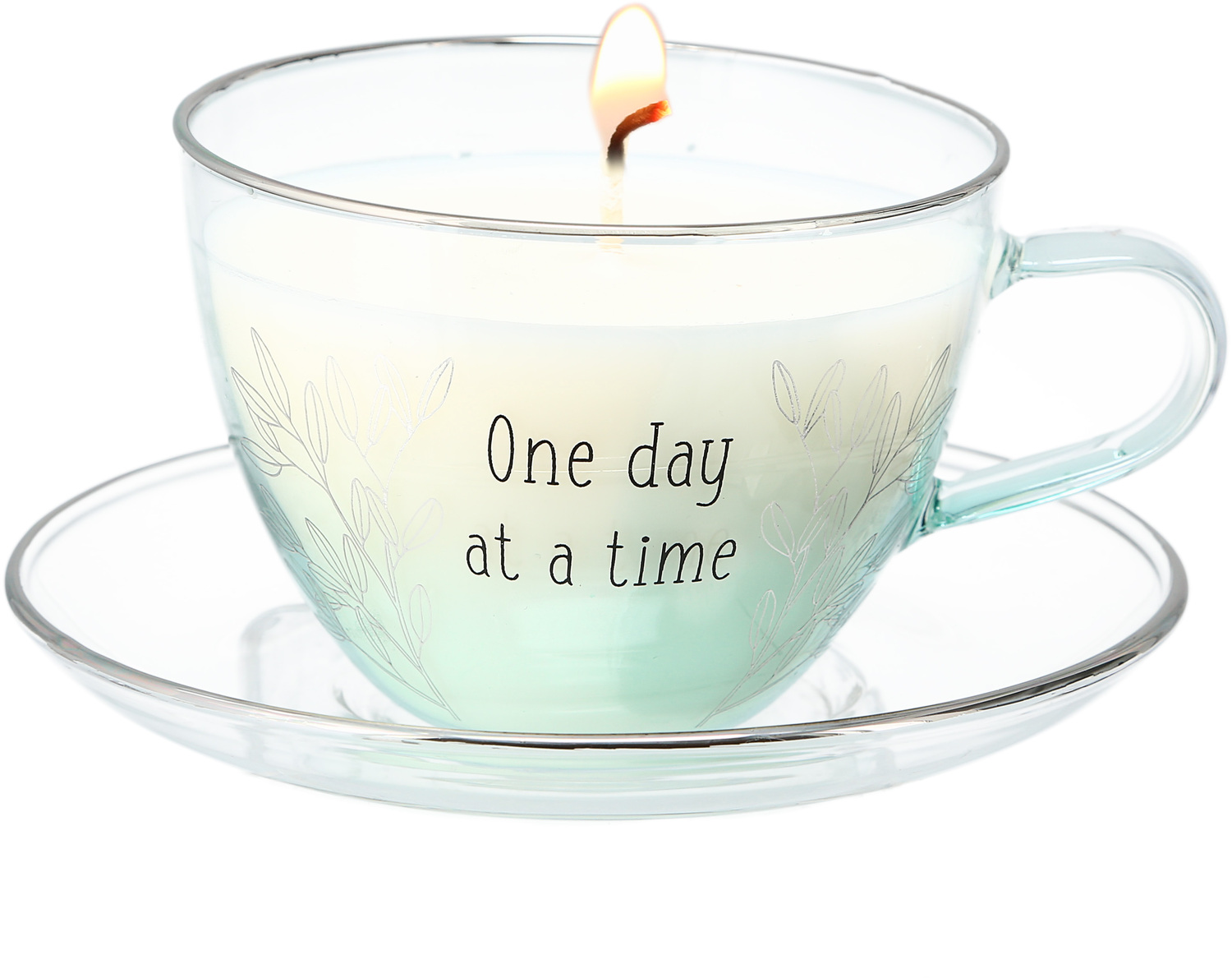 One Day by Faith Hope and Healing - One Day - 6 oz - 100% Soy Wax Tea Cup Candle with Saucer
Scent: Fresh Cotton