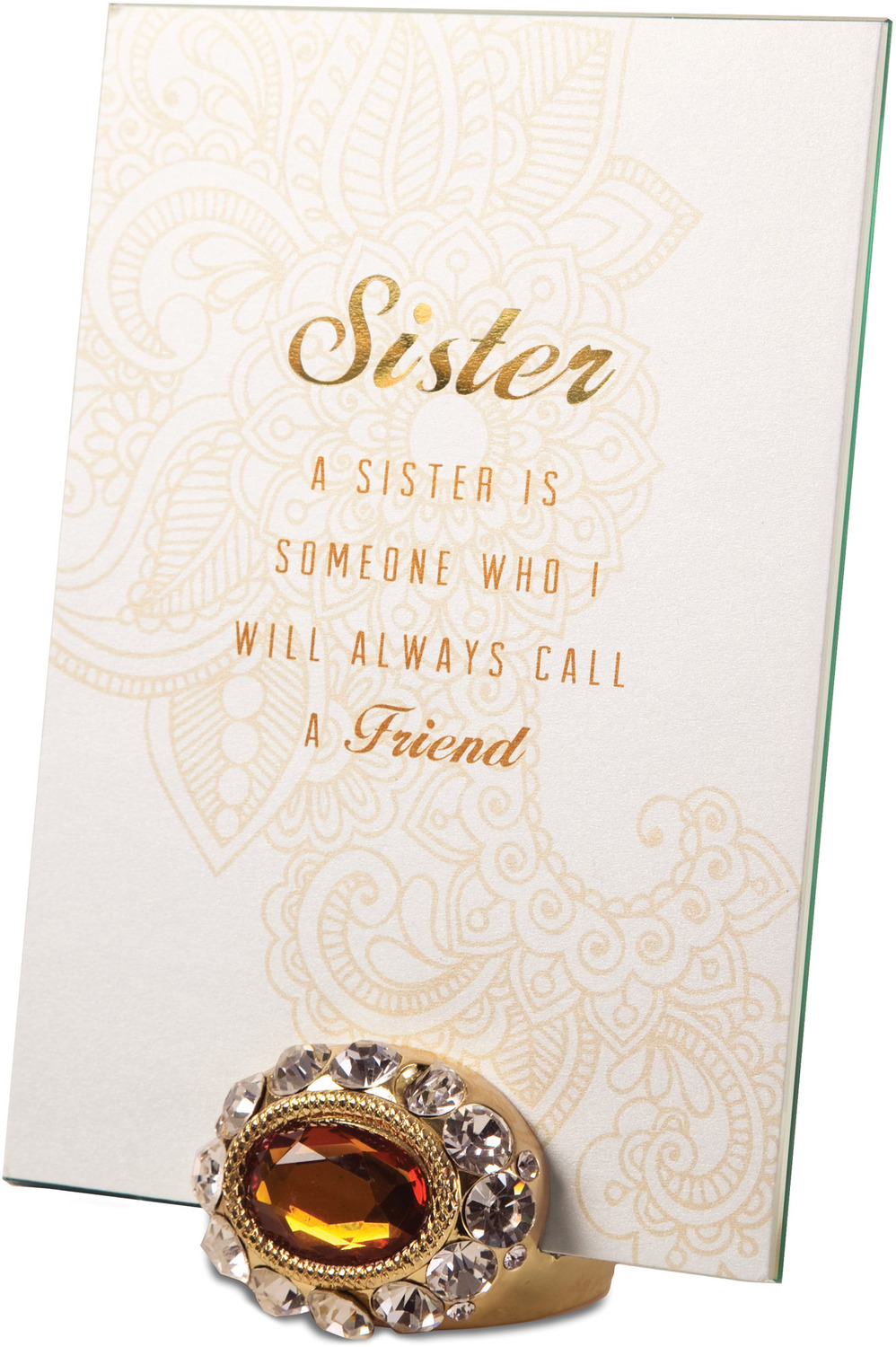 Sister by Simply Shining - Sister - 4" x 6" Jeweled Photo Frame