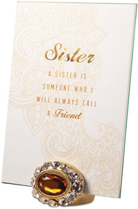 Sister by Simply Shining - 5"x7" Jeweled Photo Frame