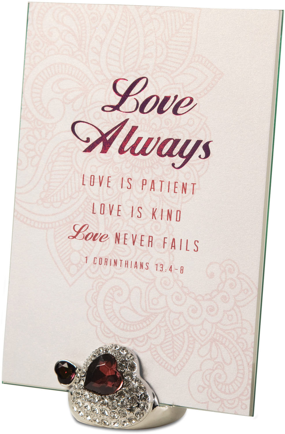 Love Always by Simply Shining - Love Always - 4" x 6" Jeweled Photo Frame
