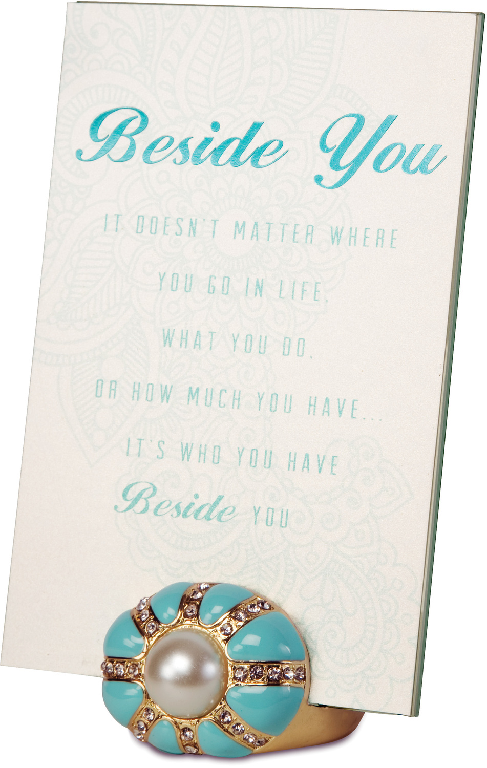 Beside You by Simply Shining - Beside You - 4" x 6" Jeweled Photo Frame