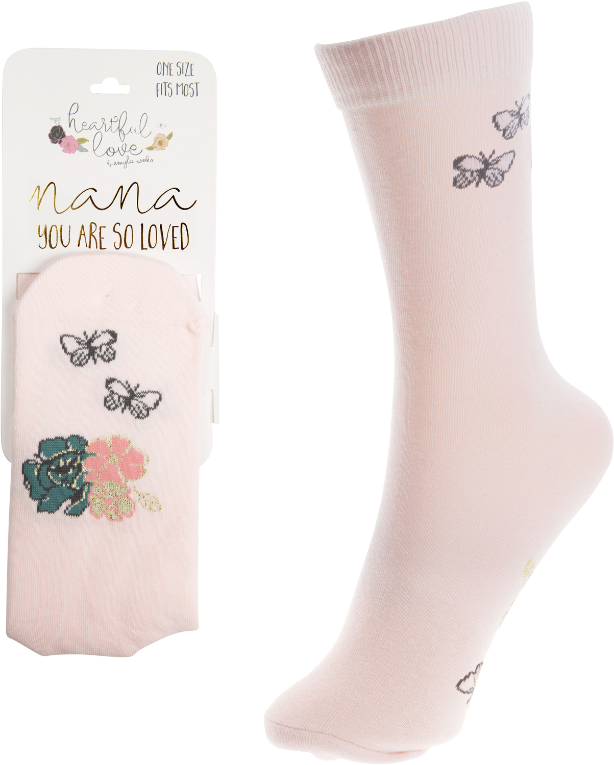 Nana  by Heartful Love - Nana  - Ladies Cotton Blend Sock