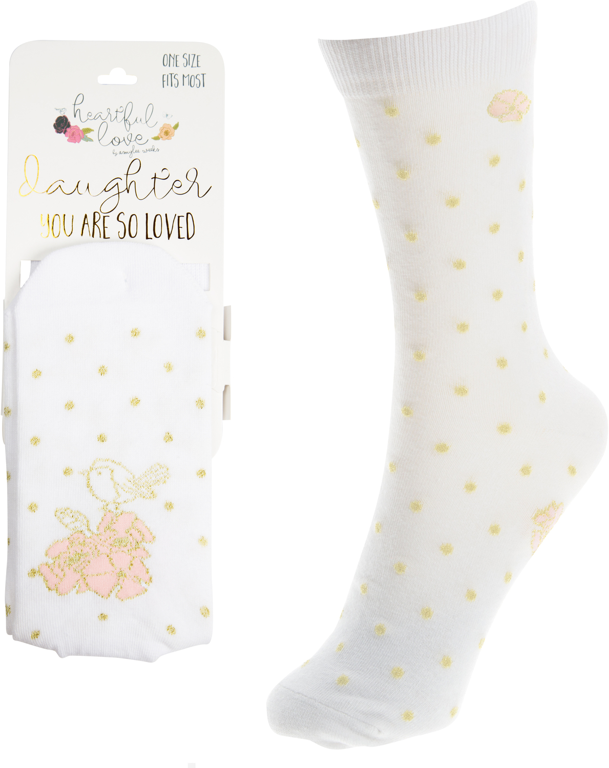 Daughter  by Heartful Love - Daughter  - Ladies Cotton Blend Sock