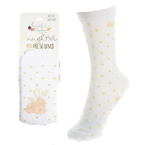 Daughter  by Heartful Love - Ladies Cotton Blend Sock