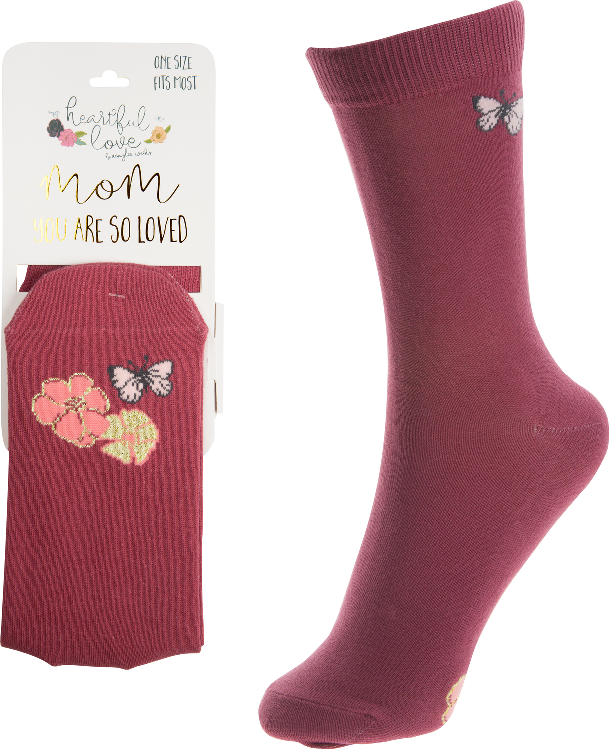 Mom by Heartful Love - Mom - Ladies Cotton Blend Sock
