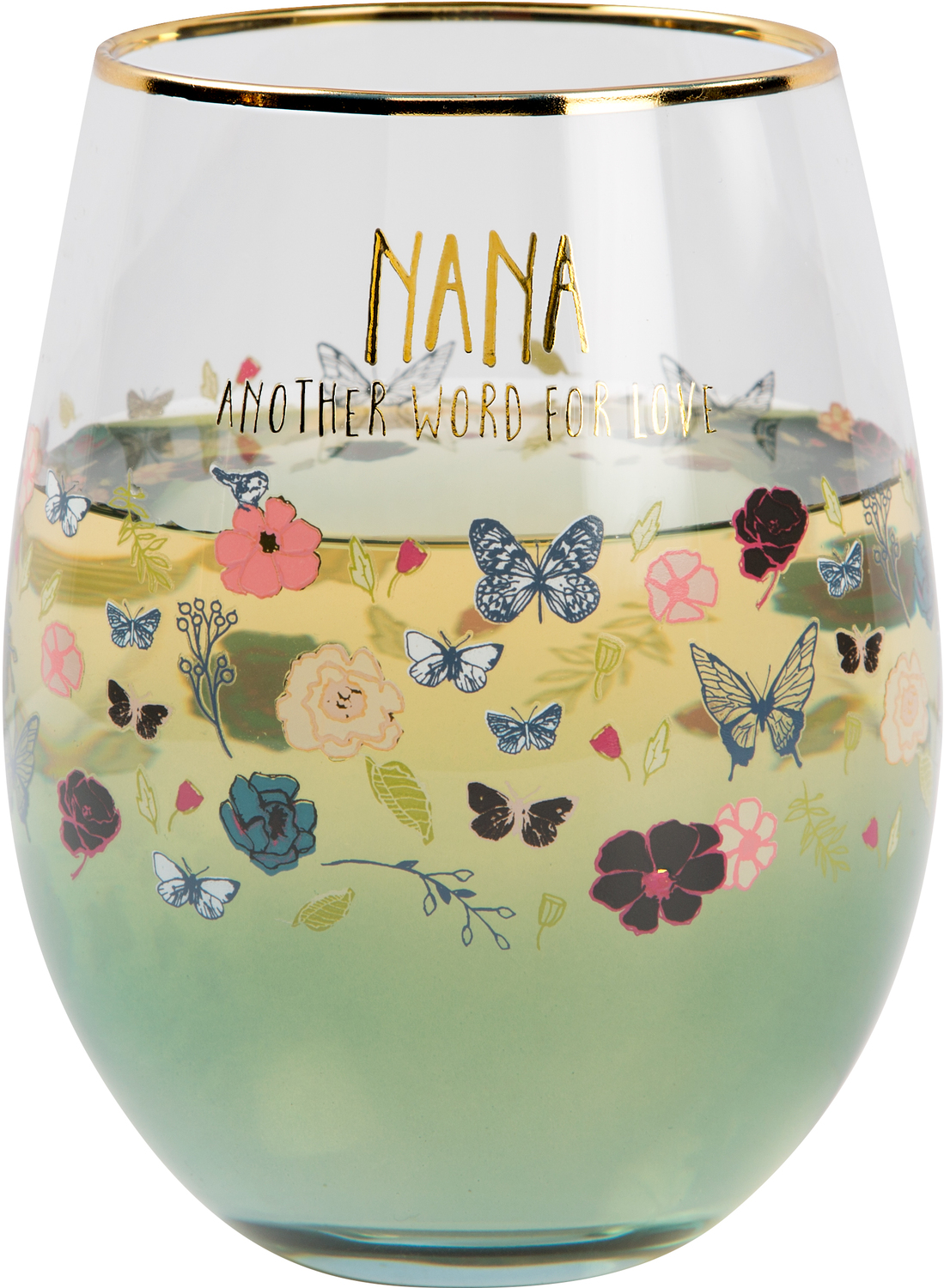 Nana by Heartful Love - Nana - 18 oz Stemless Wine Glass
