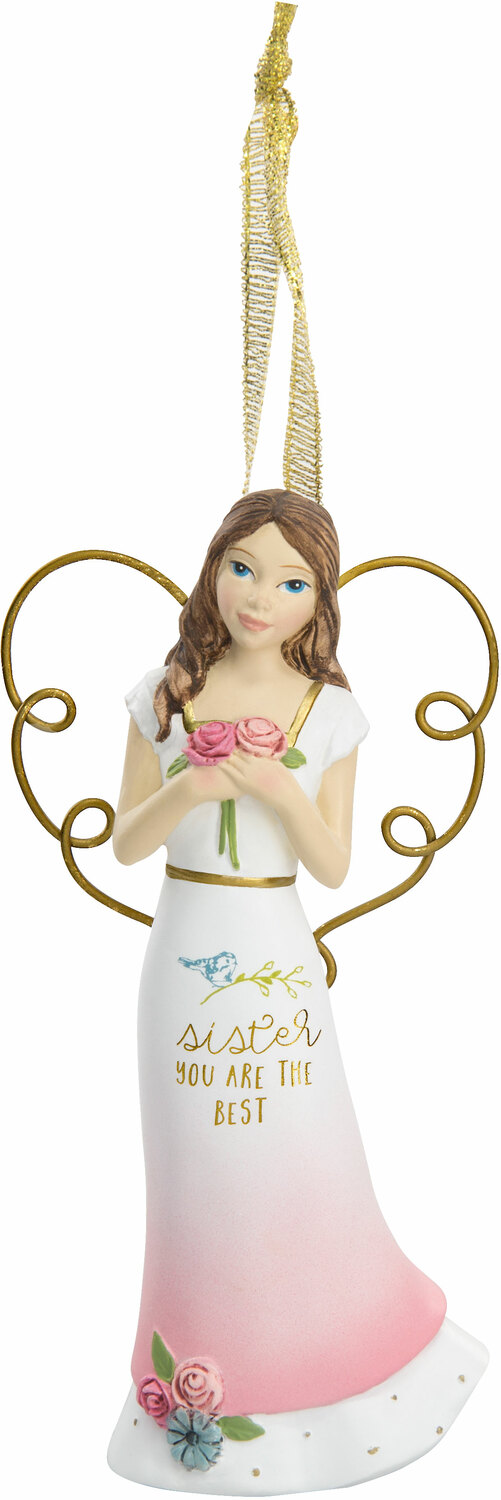 Sister by Heartful Love - Sister - 4.5" Angel Ornament