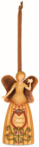 Forever Friends by Country Soul - 4.5" Angel Holding Dove Ornament