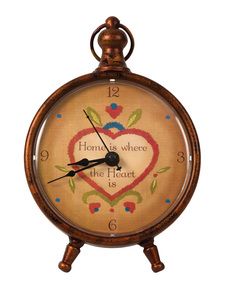 Home by Country Soul - 7.75" Round Clock