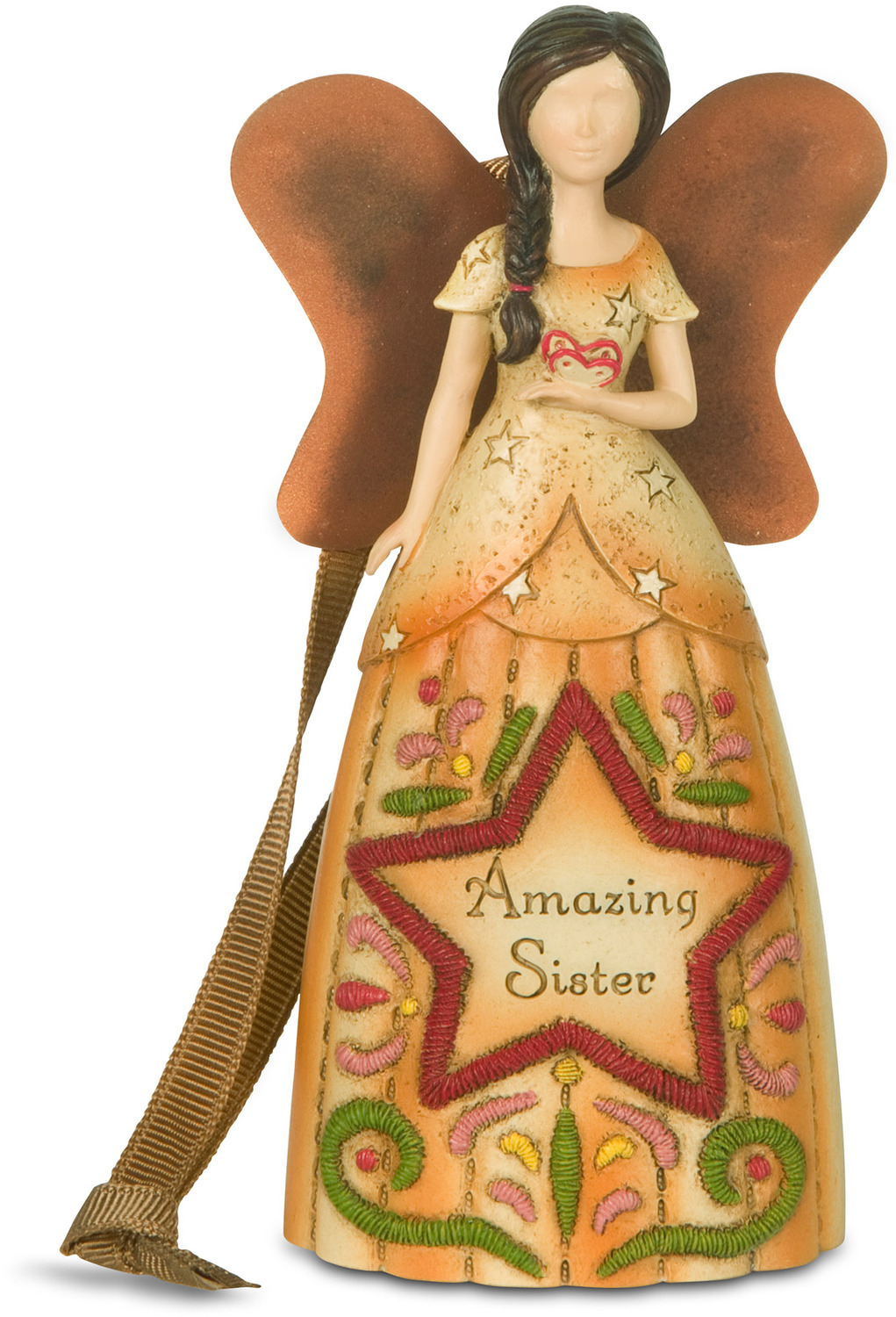 Sister by Country Soul - Sister - 4.5" Angel Ornament