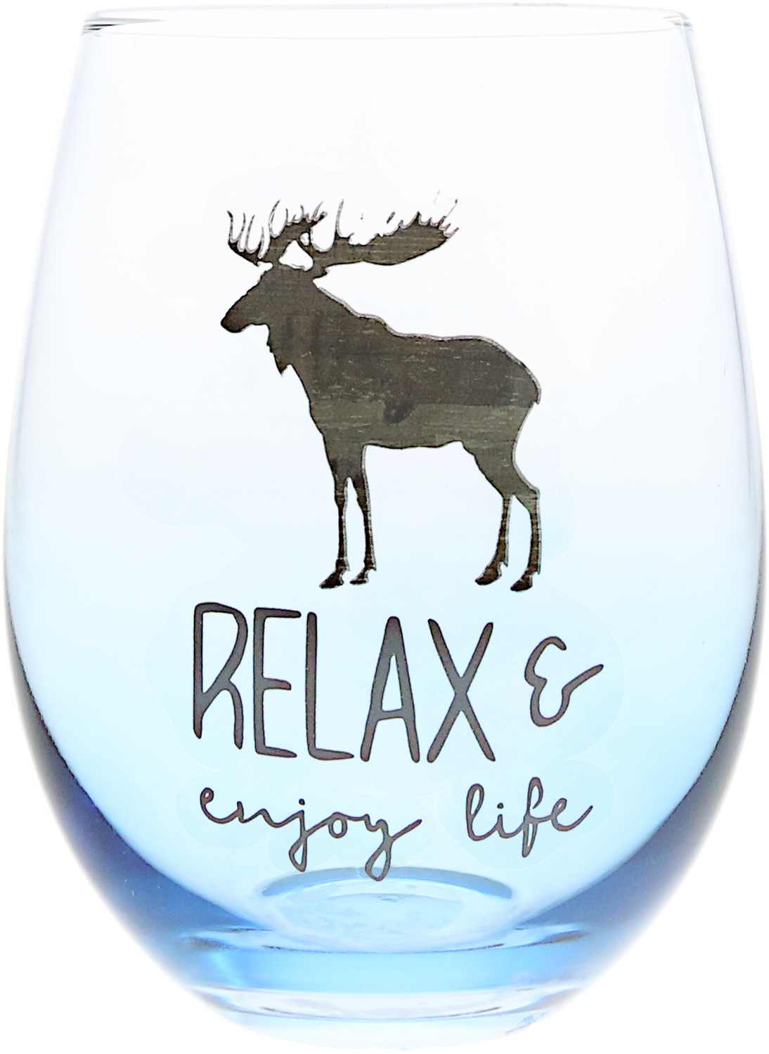 Relax by Wild Woods Lodge - Relax - 18 oz Stemless Wine Glass