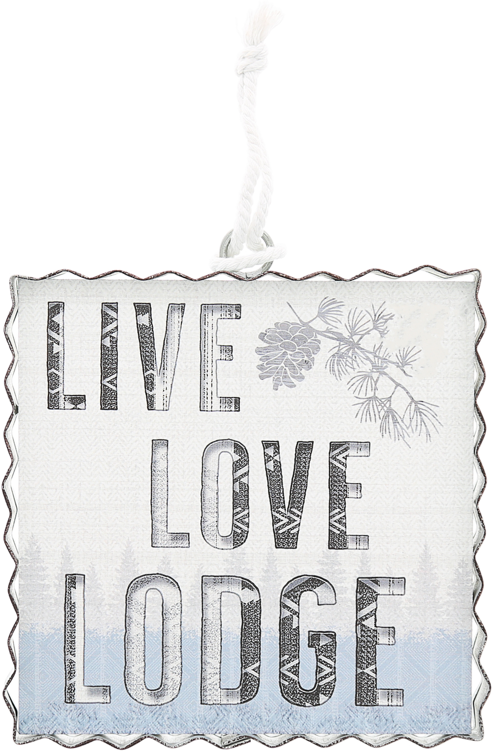 Live Love Lodge by Wild Woods Lodge - Live Love Lodge - 6" Plaque