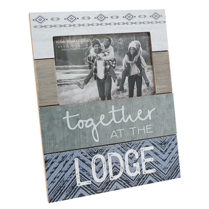 At The Lodge by Wild Woods Lodge - 7.75" x 10" Frame (Holds 4" x 6" Photo)