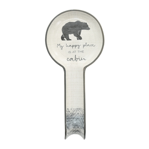 Happy Place by Wild Woods Lodge - 9" Spoon Rest