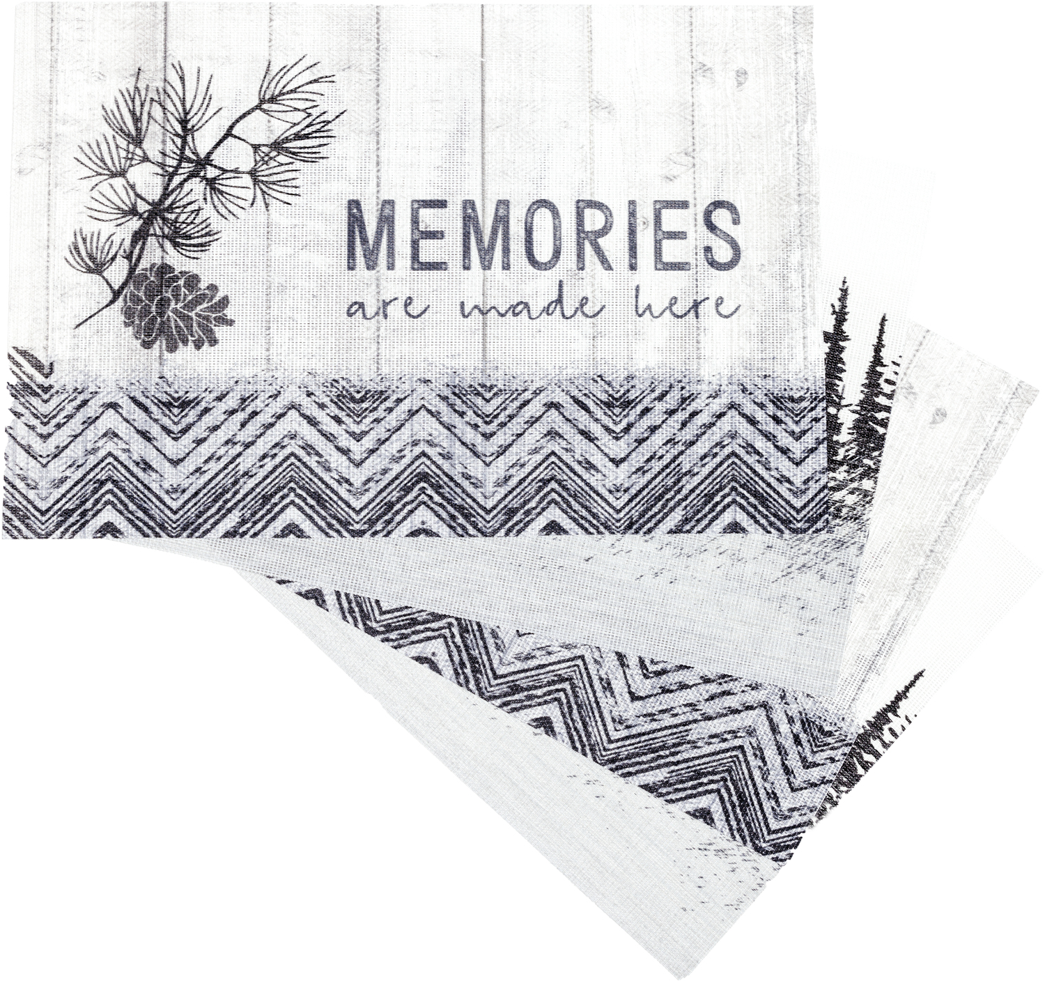 Memories by Wild Woods Lodge - Memories - 17.75" x 11.75" PVC Placemats
(Set of 4)