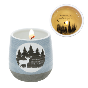 My Heart by Wild Woods Lodge - 11 oz - 100% Soy Wax Reveal Candle
Scent: Tranquility
