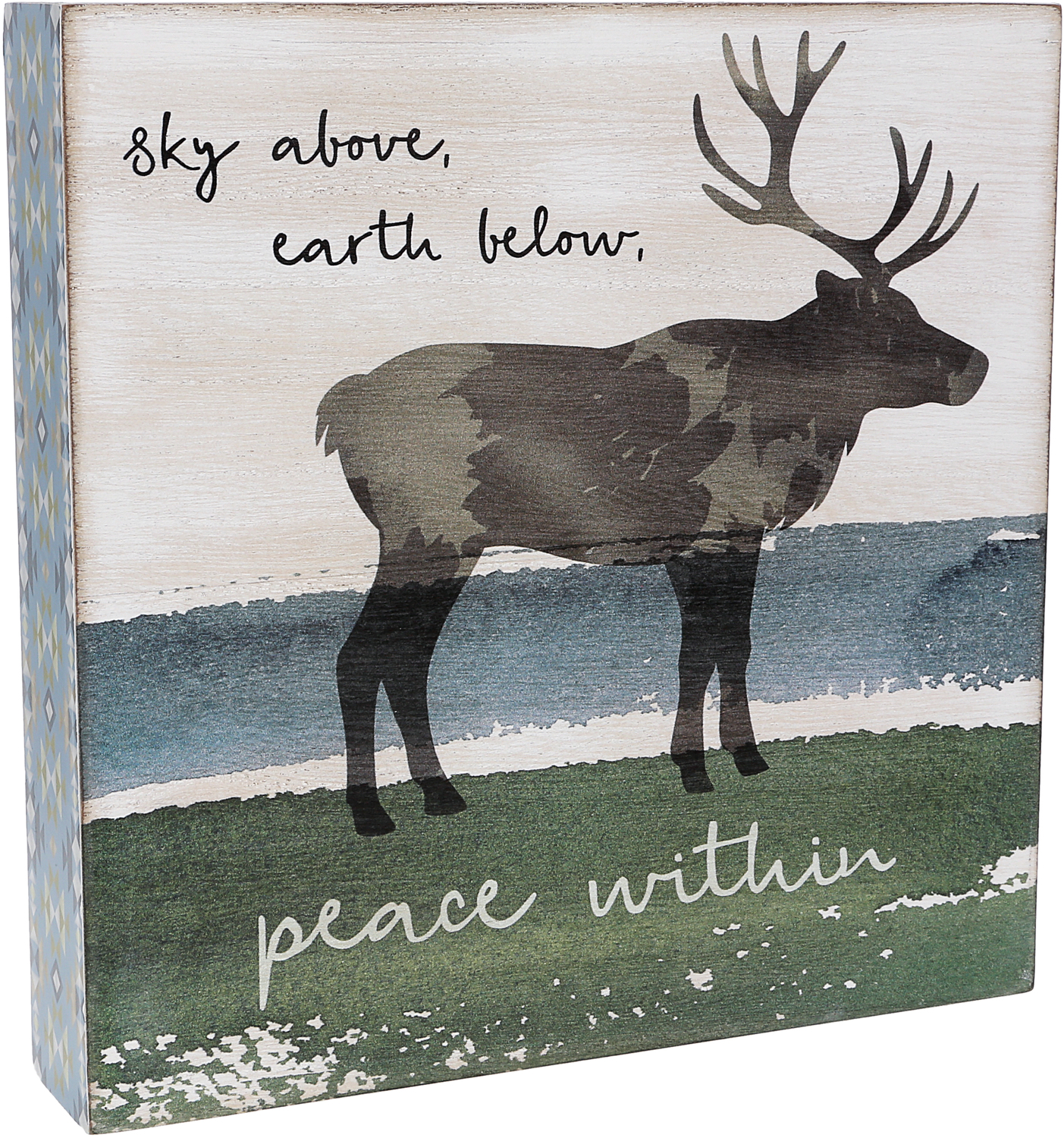 Peace Within by Wild Woods Lodge - Peace Within - 8" x 8" MDF Plaque