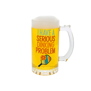 Dinking Problem by Positively Pickled - MHS - 16 oz Glass Stein
