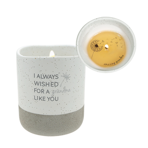 Grandma Like You by I Always Wished - 10 oz - 100% Soy Wax Reveal Candle
Scent: Tranquility