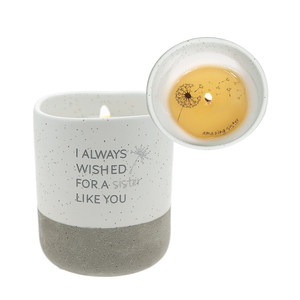 Sister Like You by I Always Wished - 10 oz - 100% Soy Wax Reveal Candle
Scent: Tranquility