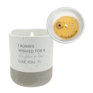 Daughter-In-Law Like You by I Always Wished - 10 oz - 100% Soy Wax Reveal Candle
Scent: Tranquility