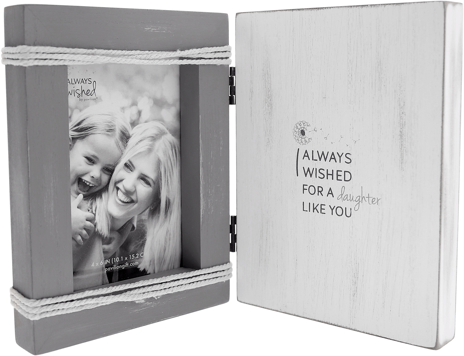 Daughter Like You by I Always Wished - Daughter Like You - 5.5" x 7.5" Hinged Sentiment Frame (Holds 4" x 6" Photo)