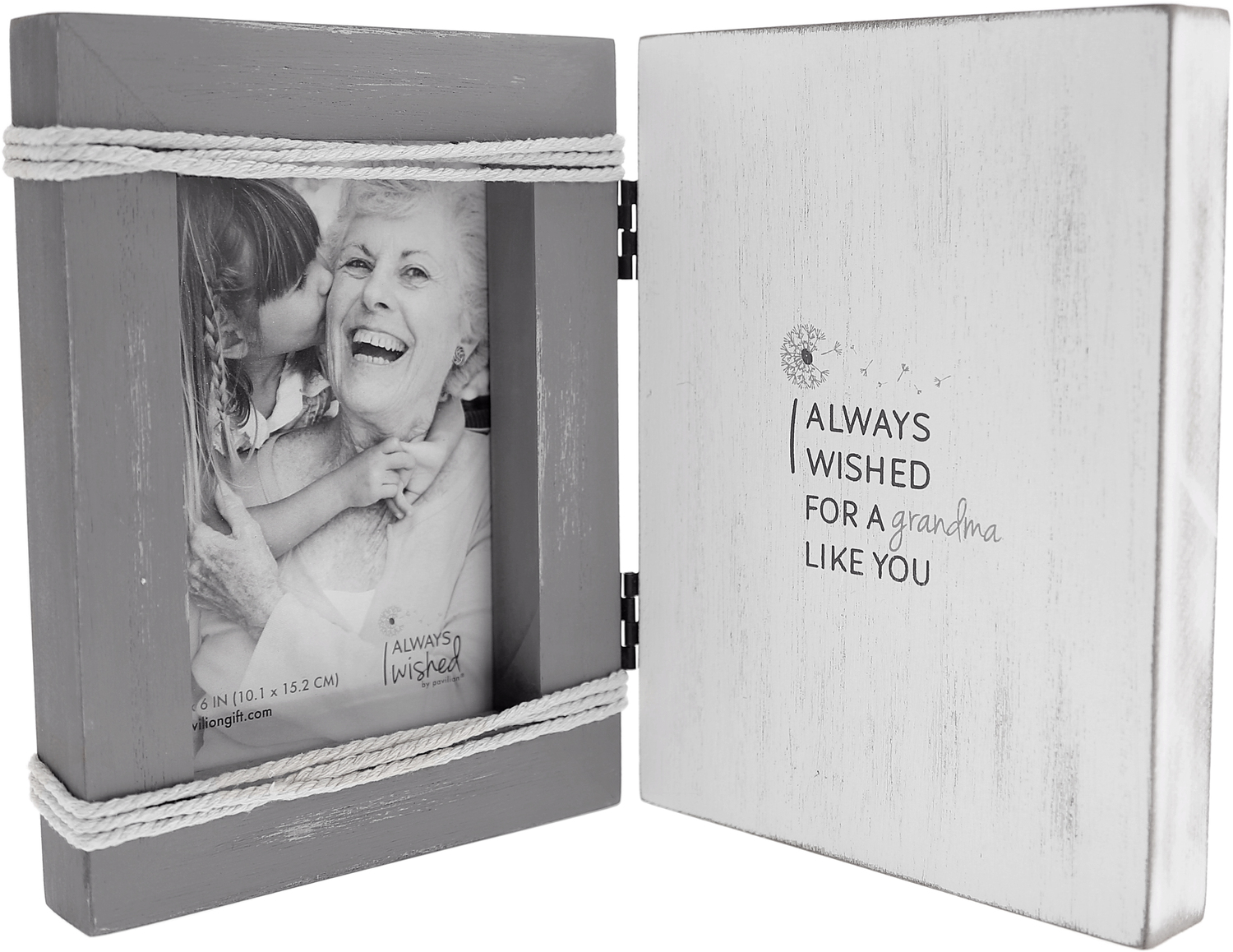 Grandma Like You by I Always Wished - Grandma Like You - 5.5" x 7.5" Hinged Sentiment Frame (Holds 4" x 6" Photo)
