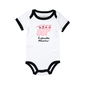 Pink Cupcake Monster by Monster Munchkins - 6-12 Months
Bodysuit