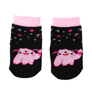 Pink Cupcake Monster by Monster Munchkins - 0-12 Month Non-slip Baby Socks