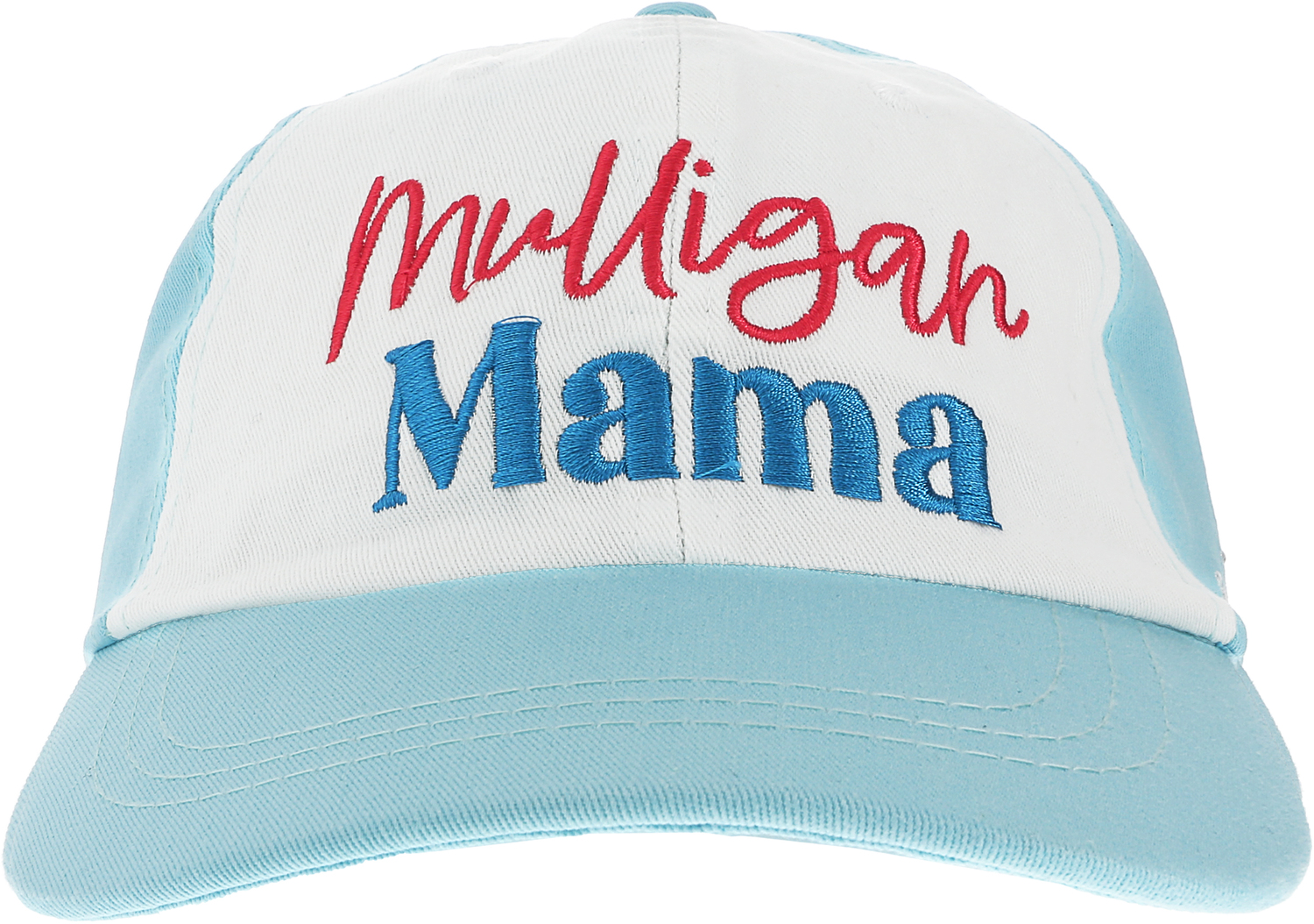 Mulligan Mama by Queen of the Green - MHS - Mulligan Mama - Light Teal with White Adjustable Hat