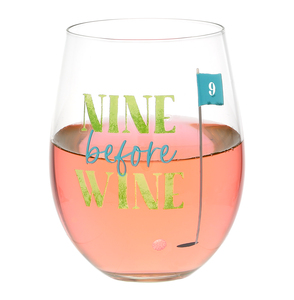 Wine by Queen of the Green - MHS - 18 oz Stemless Wine Glass