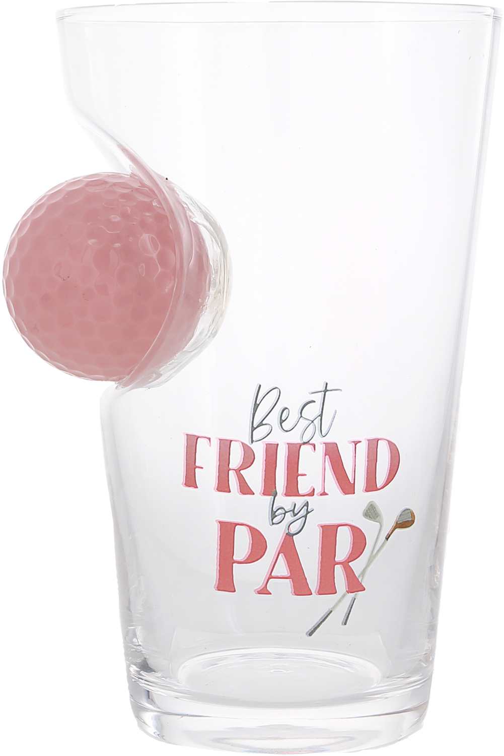 Best Friend by Queen of the Green - MHS - Best Friend - 15 oz Golf Ball Glass