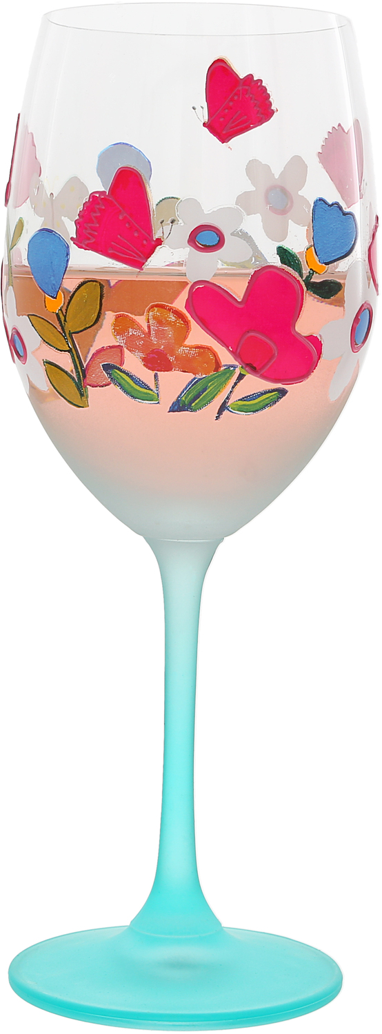 Not Enough Wine by Pretty Happy Girl - Not Enough Wine - Gift Boxed 18 oz Wine Glass