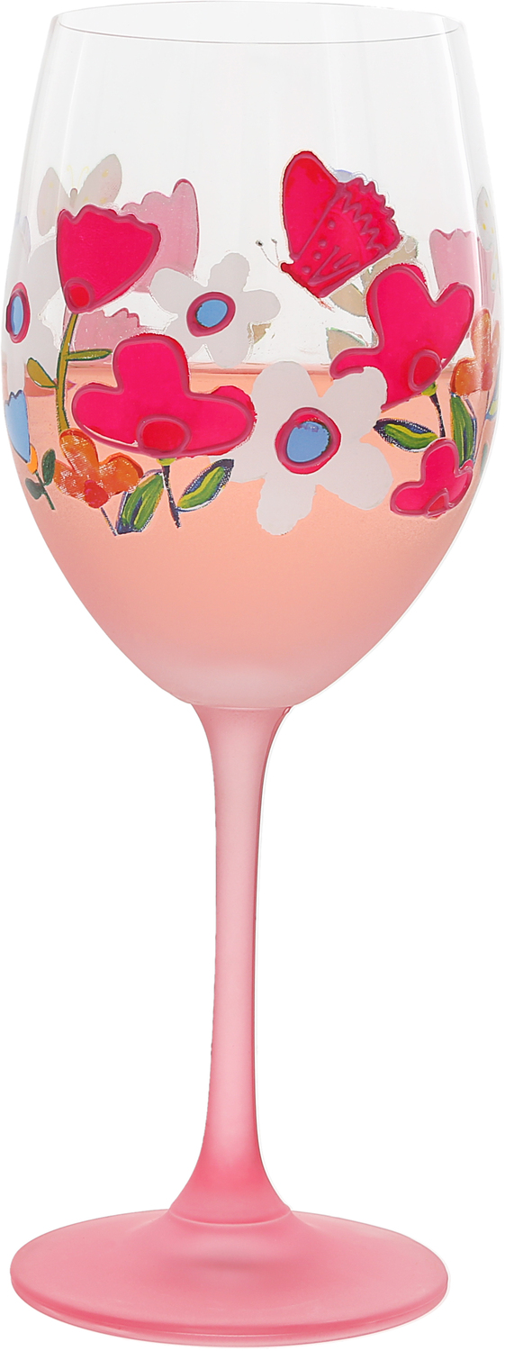 Get Lit by Pretty Happy Girl - Get Lit - Gift Boxed 18 oz Wine Glass