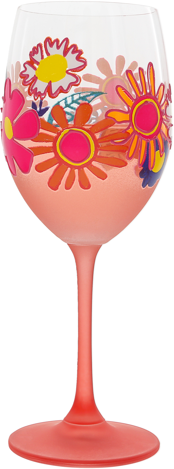 Awesome Friend by Pretty Happy Girl - Awesome Friend - Gift Boxed 18 oz Wine Glass