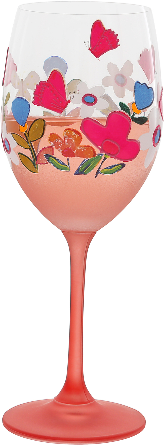 Age & Wine by Pretty Happy Girl - Age & Wine - Gift Boxed 18 oz Wine Glass