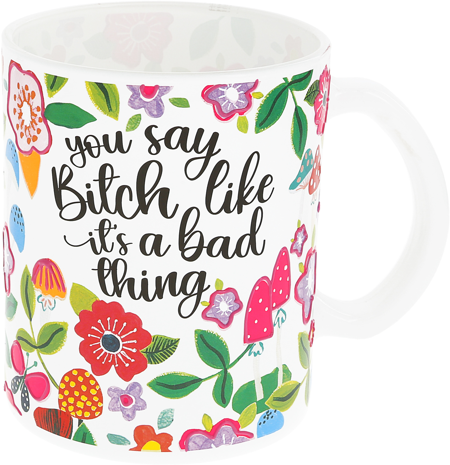 Bad Thing by Pretty Happy Girl - Bad Thing - 18 oz Glass Mug