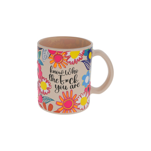 Know Who You Are by Pretty Happy Girl - 18 oz Glass Mug