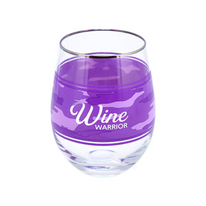 Wine by Camo Community - 18 oz Stemless Wine Glass