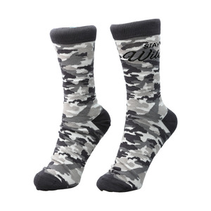 Stay Wild by Camo Community - S-M Cotton Blend Sock