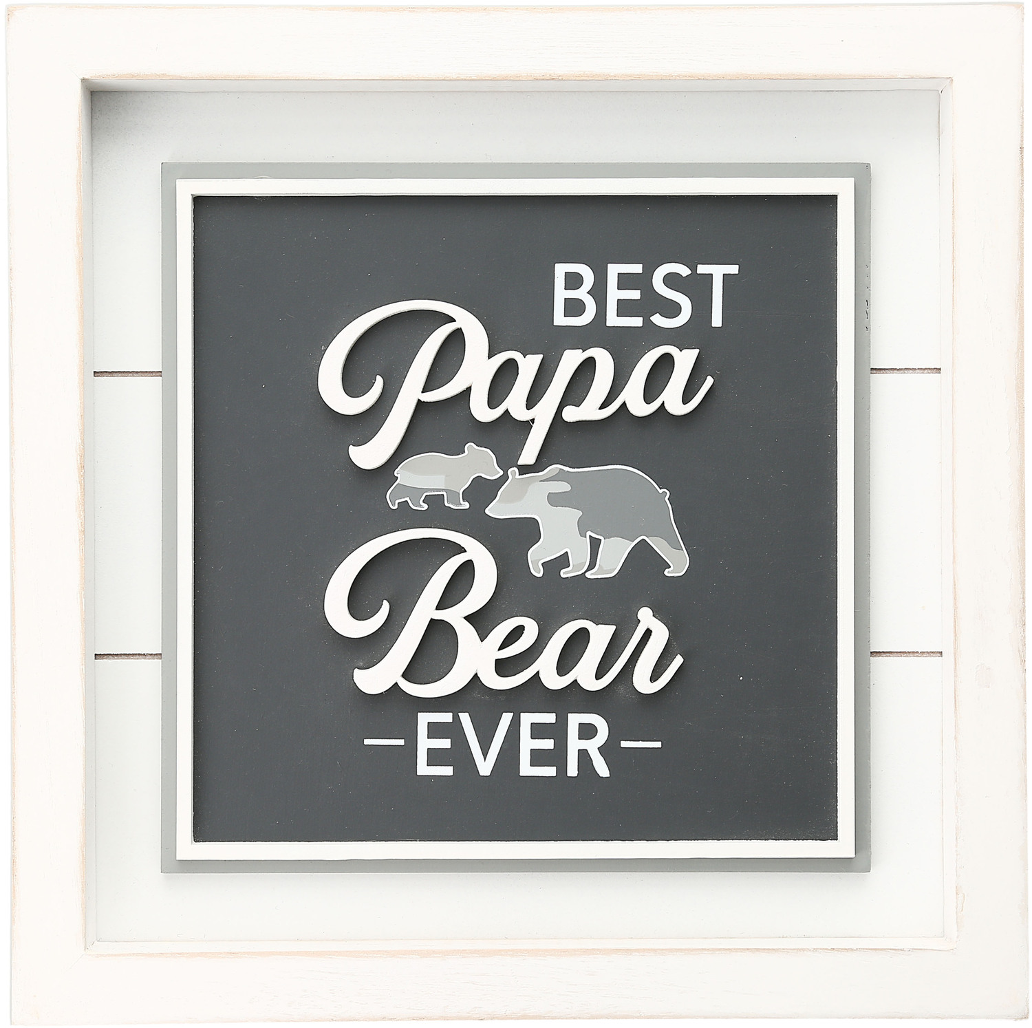 Best Papa Bear by Camo Community - Best Papa Bear - 10" MDF Plaque