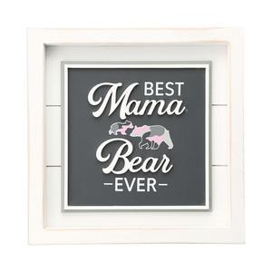 Best Mama Bear by Camo Community - 10" MDF Plaque